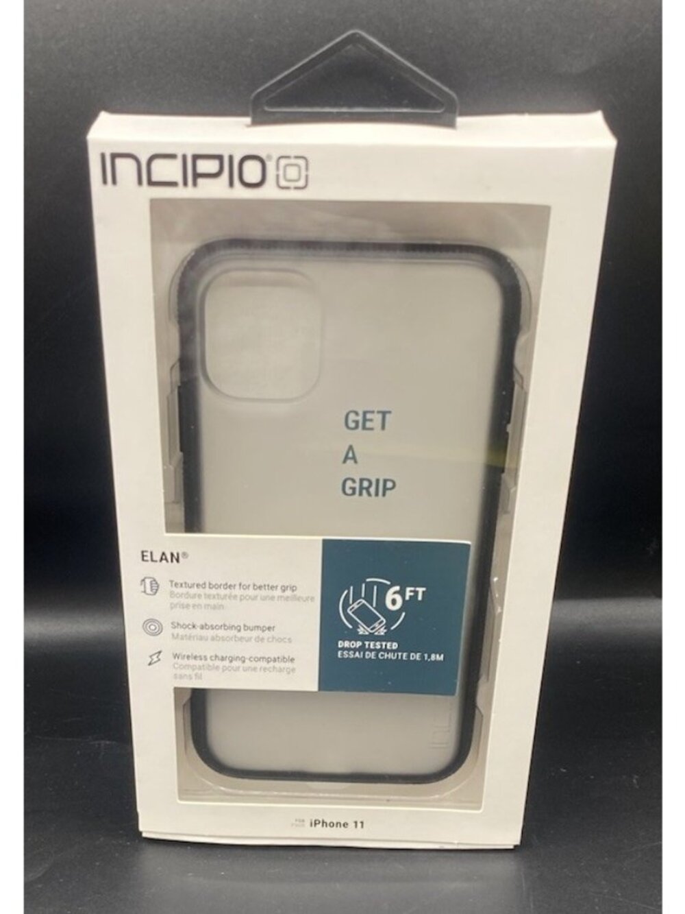INCIPIO Elan iPhone 11 Case Frosted Black WM-IPH-1832-FBK Tech Replacement New